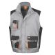 Gilet sans manche de travail multipoches non doublé et renforcé 80-20 polyester-coton 200 grs-m2 lite unisexe R317X Result