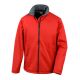 Veste softshell 3 couches aspect satiné doublée micropolaire 290 grs-m2 homme R209M Result