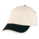 Casquette coton léger bicolore front demi-lune Hawai unisexe SOA Serie-Graffic