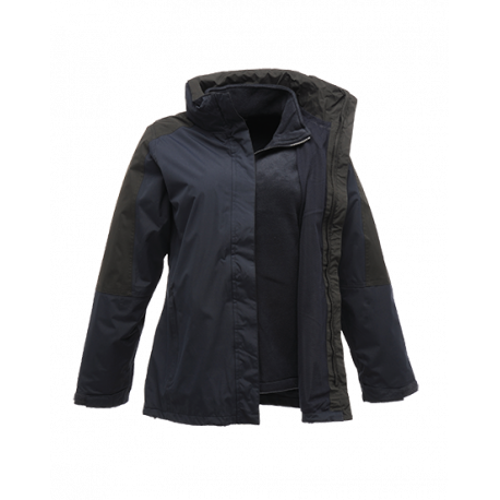 Veste 3 en 1 imperméable toucher doux avec veste polaire amovible210 grs-m2 Defender 3 femme Regatta