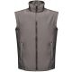 Gilet sans manche softshell zip contrasté coupe droite 2 couches 265 grs-m2 Ablaze homme TRA844 Regatta