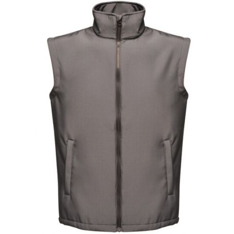 Gilet sans manche softshell zip contrasté coupe droite 2 couches 265 grs-m2 Ablaze homme TRA844 Regatta