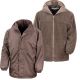 Veste reversible capuche imperméable polyester 200 grs-m2 et polaire 280 grs-m2 unisexe R160X Result