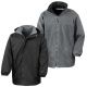 Veste reversible capuche imperméable polyester 200 grs-m2 et polaire 280 grs-m2 unisexe R160X Result