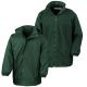 Veste reversible capuche imperméable polyester 200 grs-m2 et polaire 280 grs-m2 unisexe R160X Result