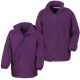 Veste reversible capuche imperméable polyester 200 grs-m2 et polaire 280 grs-m2 unisexe R160X Result