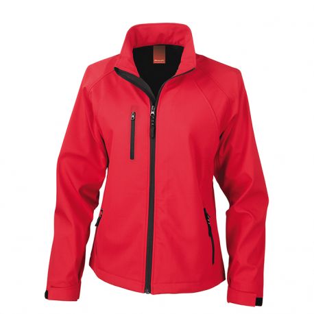 Veste softshell dété légère 2 couches respirante polyester 210 grs-m2 Base Layer femme R128F Result