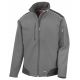 Veste softshell de travail solide à renforts respirante et imperméable 3 couches 340 grs-m2 Ripstop unisexe R124X Result