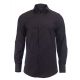 Chemise manches longues noire col couleur coupe droite polycoton 122 grs-m2 homme NM521B Alexandra