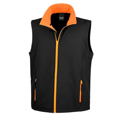 Gilets sans manche contrasté 2 couches intérieur micropolaire 280 grs-m2 Printable homme R232M Result