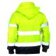 Blouson haute visibilité matelassé avec gilet polaire et manches amovible 185 grs-m2 Tarvos unisexe 25MJC1801 Herock