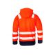 Veste softshell haute visibilité doublée micropolaire capuche classe 2 polyester 310 grs-m2 Gregor unisexe 25MJC1902 Herock