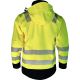 Veste softshell haute visibilité doublée micropolaire capuche classe 2 polyester 310 grs-m2 Gregor unisexe 25MJC1902 Herock