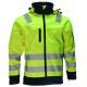 Veste softshell haute visibilité doublée micropolaire capuche classe 2 polyester 310 grs-m2 Gregor unisexe 25MJC1902 Herock