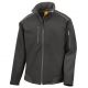 Veste softshell de travail solide à renforts respirante et imperméable 3 couches 340 grs-m2 Ripstop unisexe R124X Result