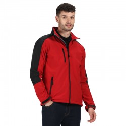 Veste softshell 3 couches imperméable solide capuche col 300 grs-m2 Hydroforce unisexe Regatta