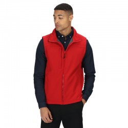 Gilet sans manche softshell souple coupe droite 2 couches 270 grs-m2 Flux homme Regatta