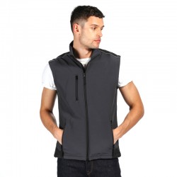 Gilet sans manche softshell 2 couches solide repirant et renforcé 290 grs-m2 Sandstorm unisexe Regatta