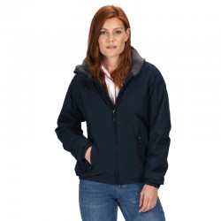 Blouson imperméable solide capuche col doublé polaire 220 grs-m2 Dover femme TRW298 Regatta