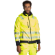 Veste softshell haute visibilité doublée micropolaire capuche classe 2 polyester 310 grs-m2 Gregor unisexe 25MJC1902 Herock