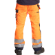 Pantalon de travail haute visibilité multipoches + genouillères classe 2 polycoton 280 grs-m2 Styx unisexe Herock