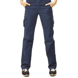 Pantalon de travail coupe droite multipoches déperlant 65-35 polycoton 230 grs-m2 Athena femme Herock