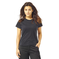 Tee-shirt de travail manches courtes col rond près du corps coton 190 grs-m2 Epona femme Herock