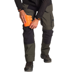 Protections de genoux pour pantalon de travail confortables et préformées EVA unisexe 21MI0901 Herock