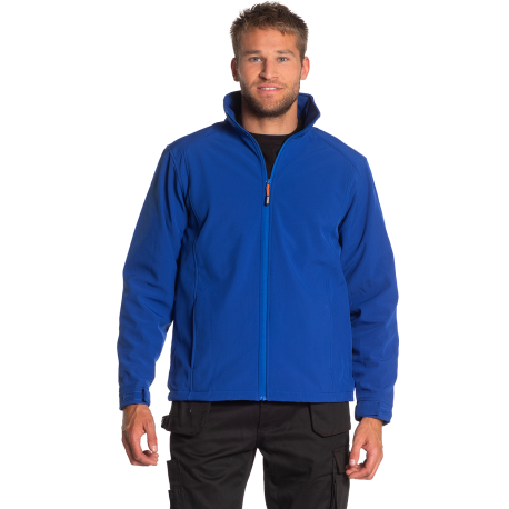 Veste softshell 3 couches déperlante et chaude polyester-élasthanne 310 grs-m2 Julius unisexe 21MJC1601 Herock