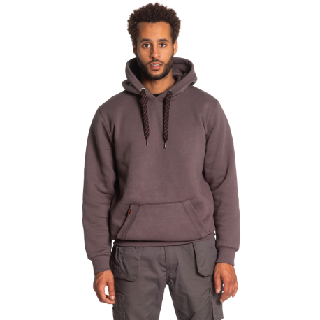 Sweat shirt à capuche avec poche kangourou molletonné chaud polycoton 360 grs-m2 Hesus homme Herock