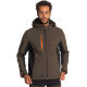 Veste softshell 3 couches solide non-doublée capuche amovible polyester 300 grs-m2 Trystan unisexe 23MJC1903 Herock