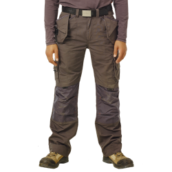 Pantalon multipoches à genouillères + poches à clous fixes robuste polycoton 260 grs-m2 Dagan homme Herock