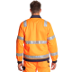 Veste de travail haute visibilité classe 3 non doublée 50 lavages polycoton 280 grs-m2 Hydros unisexe Herock