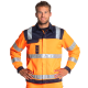 Veste de travail haute visibilité classe 3 non doublée 50 lavages polycoton 280 grs-m2 Hydros unisexe Herock