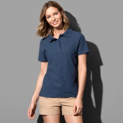 Polo manches courtes col 2 boutons 100% coton 170 grs-m2 femme Stedman