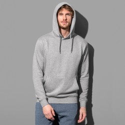 Sweat-shirt capuche poche kangourou molleton 80-20 coton-polyester 280 grs-m2 homme Stedman