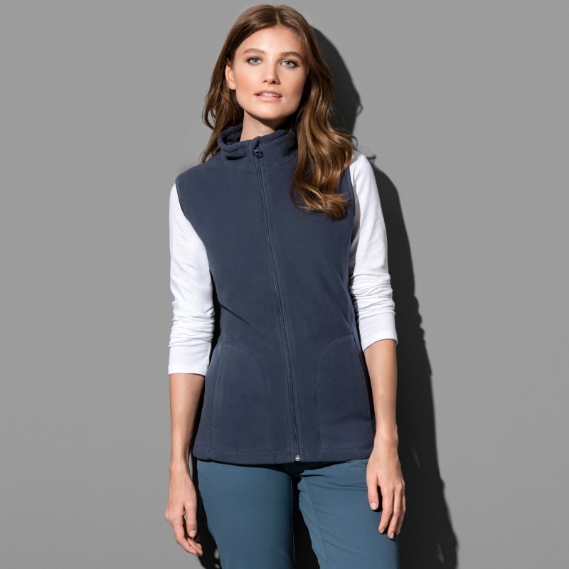 gilet polaire sans manche femme la redoute