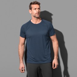 Tee-shirt sport polyester respirant manches raglan 140 grs-m2 homme Stedman