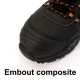 Chaussures sécurité hautes S3 embout composite renforcé cuir 1,39 kg Thallo unisexe 23MSS2001 Herock