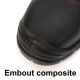 Chaussures de sécurité basses S3 embout composite cuir noir 1,40 kg Primus unisexe Herock