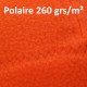 Bonnet boule en polaire haute visibilité fluorescent 280 grs-m2 unisexe SBPF Serie-Graffic