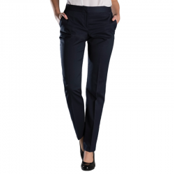 Pantalon de tailleur coupe étroite stretch ceinture élastiquée 54% polyester 44% laine Slim Cadenza femme Alexandra