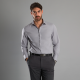 Chemise manches longues coupe ajustée 55-45 coton-polyester 100 grs-m2 homme Alexandra