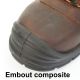 Chaussures sécurité hautes S3 embout composite cuir nubuck 1,70 kg Magnus unisexe Herock