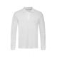 Polo manches longues coton piqué 3 boutons ton sur ton 170 grs-m2 homme Stedman