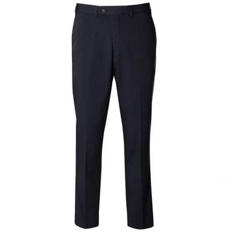 Pantalon de costume sans pince et extensible ceinture élastiquée anti-tâches lavable en machine Icona homme Alexandra