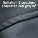 Veste softshell 3 couches imperméable doublée capuche col 260 grs-m2 Apex unisexe Regatta