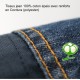 Pantalon Jean de travail multipoches 100% coton avec genouillères solide 450 grs-m2 Kronos homme 23MTR0902 Herock