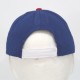 Casquette France bleu blanc rouge 5 panneaux front blanc en coton au toucher doux Tricolore unisexe SOBBR Serie-Graffic