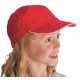 Casquette coton léger front demi lune 7 pans Brazil unisexe SOZS Serie-Graffic